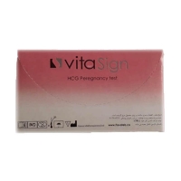 تست بارداری کاستی با ظرف نمونه vita sign