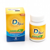  قرص ویتامین D3 (دی3) فورت 2000 واحدی Holistica